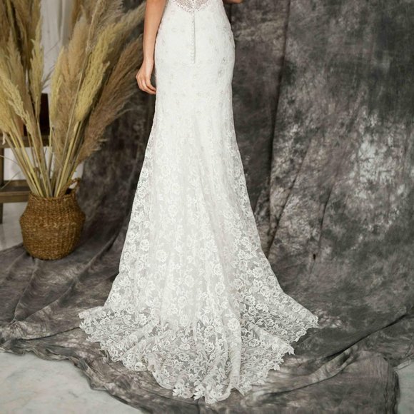 NWOT Love Spell Designs Adeila Wedding Dress Gown US 4 - Picture 8 of 11